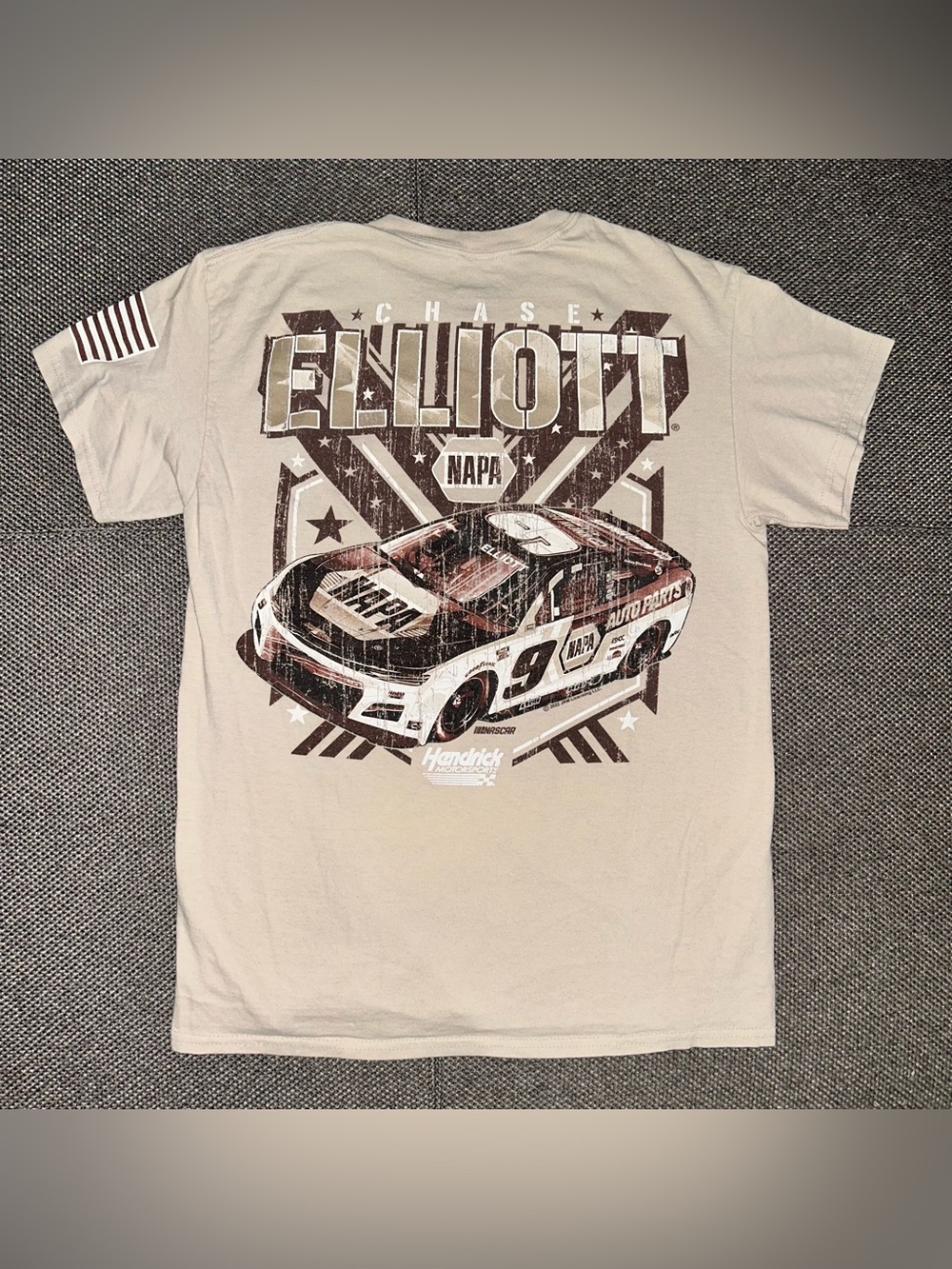 NASCAR Chase Elliott NAPA Graphic Tee - Beige
